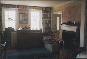 Interior of Edward Gorey House, 8 Strawberry Lane, Yarmouth Port, Mass.