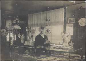 David Dudley Kelley in his jewelry shop, 1 North Main Street, South Yarmouth, Mass.