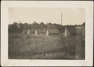 Tents at Bayberry Lodge, West Yarmouth, Mass.