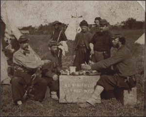 Joseph E. Hamblin, Brevet Major General Civil War, seated left