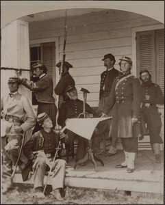 Joseph E. Hamblin, 3rd from right rear