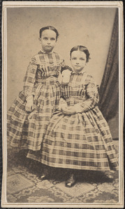 Two young girls, unidentified