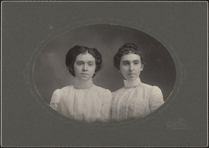 Two unidentified young women