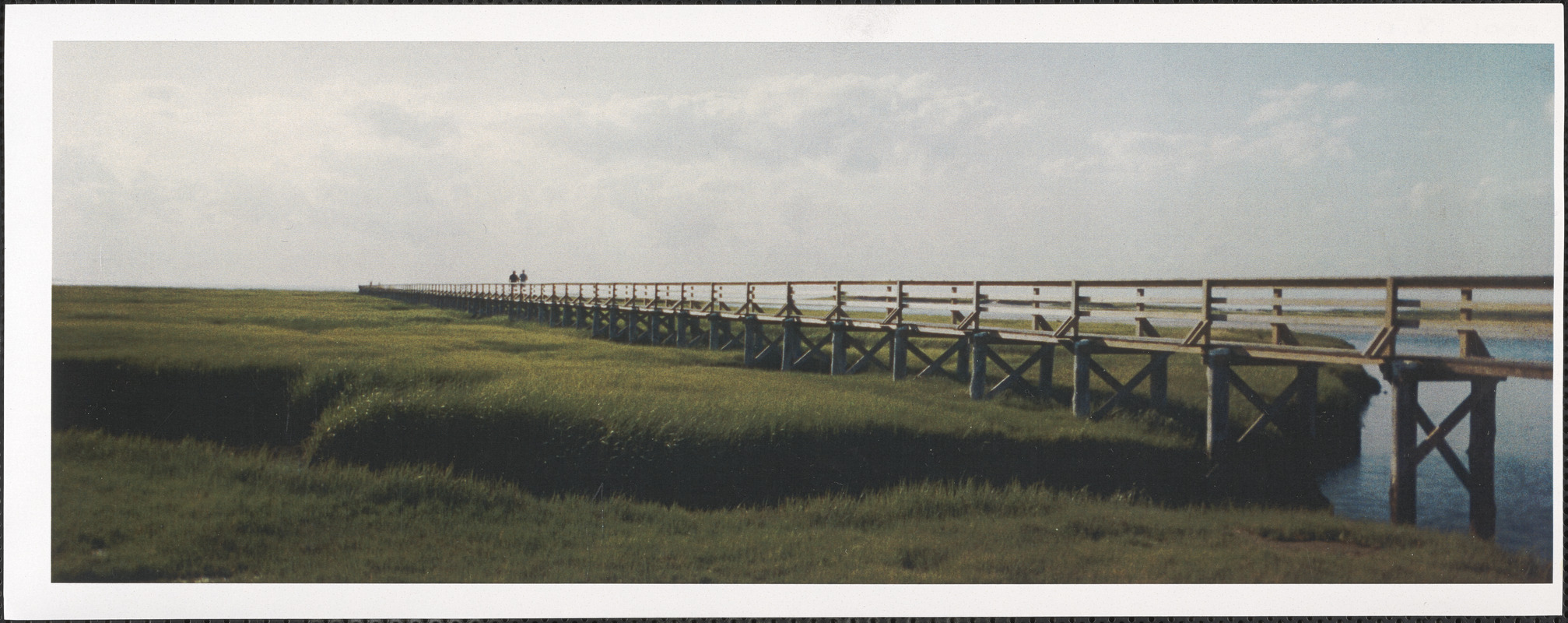 Boardwalk at Gray's Beach, Yarmouth Port, Mass. Digital Commonwealth