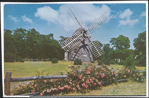 Eastham, Mass., Cape Cod, windmill over 200 years old