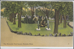 War Memorial Park Square, Hyannis, Mass