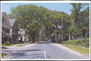 Old Kings Highway looking west, Yarmouth Port, Mass.