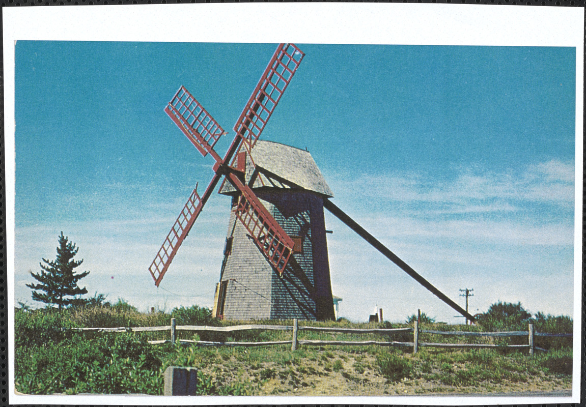 Old windmill on Nantucket, Mass.