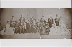 Group photograph in fancy dress