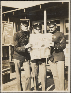 Three military men