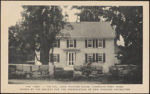 1680 House, the Colonel John Thacher House, Yarmouth Port, Mass.