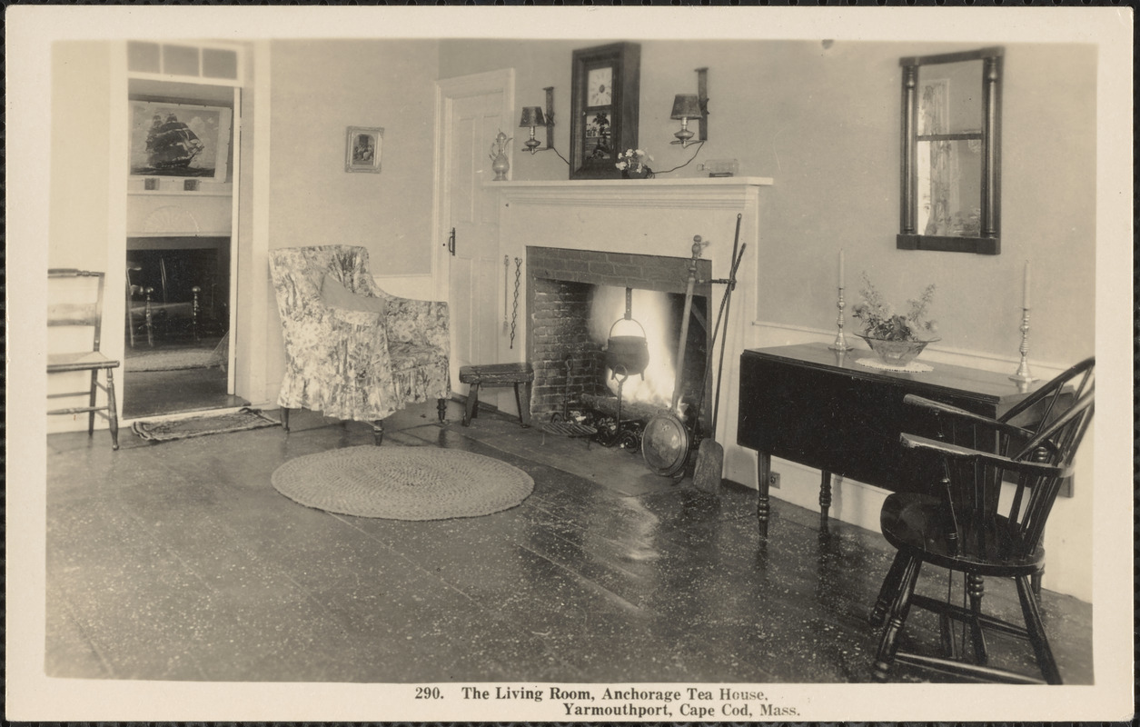 The living room, Anchorage Tea House, Yarmouth Port, Mass. Digital