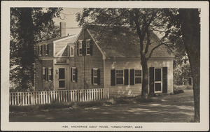 Anchorage Guest House, Summer St., Yarmouth Port, Mass.