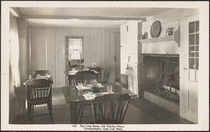 The long room, Thacher Place, 122 Old King's Highway, Yarmouth Port, Mass.