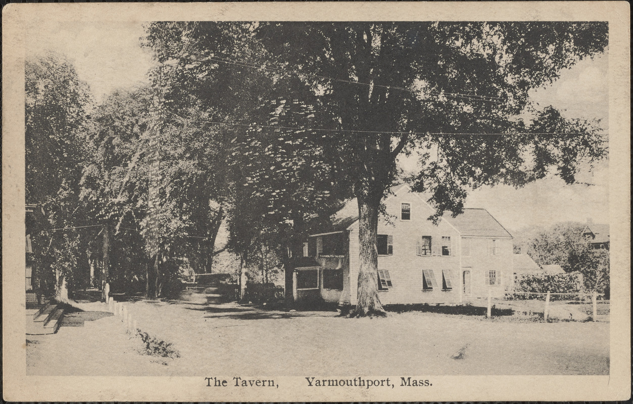 Old Yarmouth Inn, Yarmouth Port, Mass. Digital Commonwealth