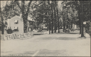 Street view on Old King's Highway, Yarmouth Port, Mass.