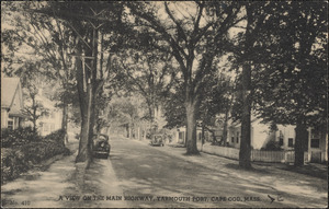 Street scene, Yarmouth Port, Mass.