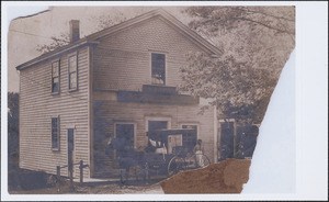 S. W. Hall meat market on grounds of Old Yarmouth Inn