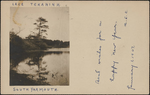 Lake Tekanink, South Yarmouth, Mass.