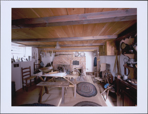 Historical Society of Old Yarmouth, old kitchen interior