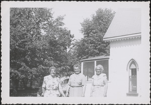 Minnie Sears, Florence Manuel, and Maude Barker