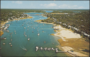 Aerial view of Bass River, looking north