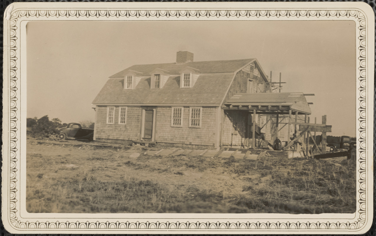 Reconstruction of the 1721 house of Rev. Joseph Lord, Great Island