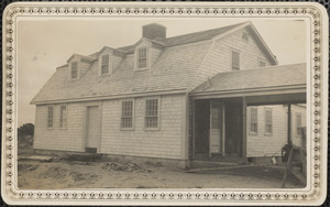 Reconstruction of the 1721 house of Rev. Joseph Lord, Great Island, West Yarmouth, Mass.
