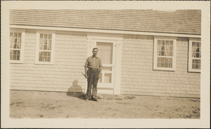 Reconstruction of 1721 Rev. Joseph Lord house moved from Chatham to West Yarmouth, Mass.