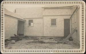 Reconstruction of Rev. Joseph Lord's house moved from Chatham to West Yarmouth, Mass.