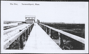 Bathhouse at the end of Wharf Lane, Yarmouth Port, Mass.