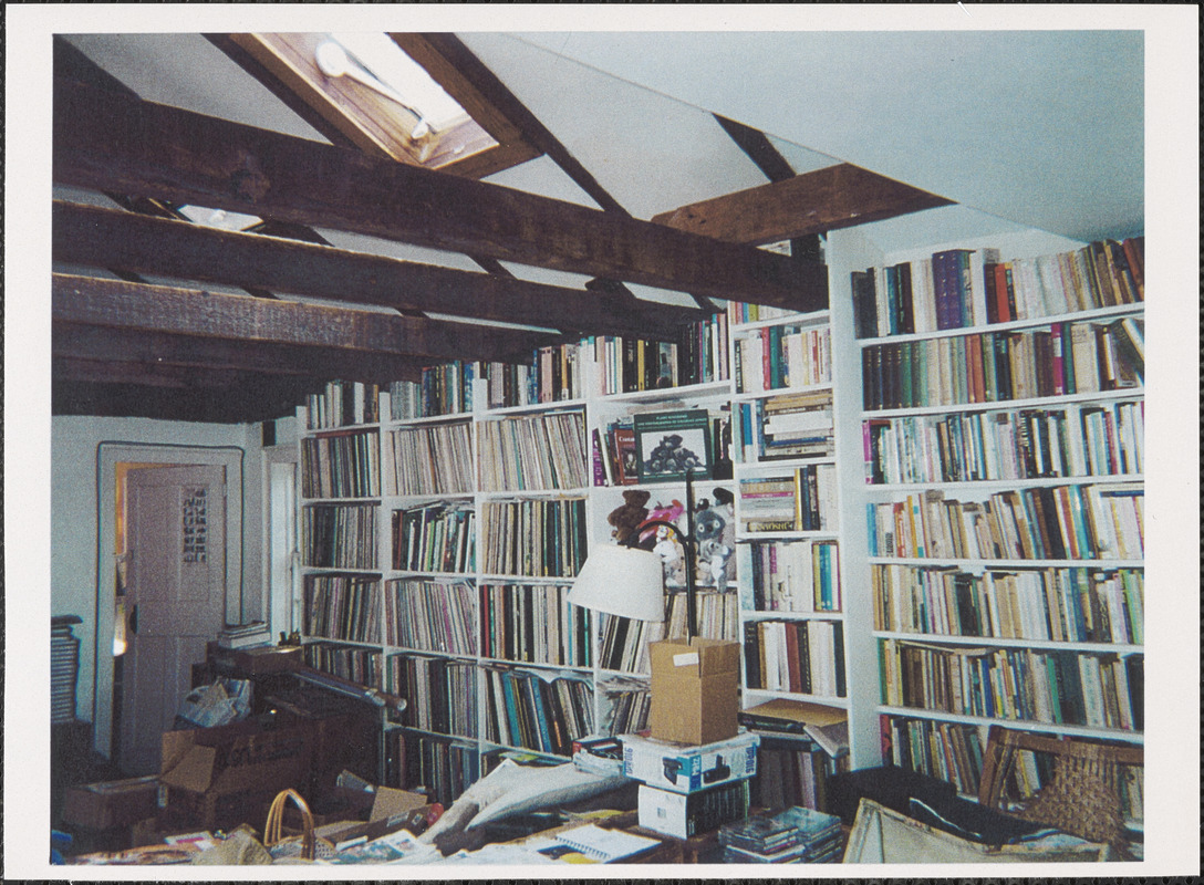 Book shelves in Edward Gorey's house, Yarmouth Port, Massachusetts