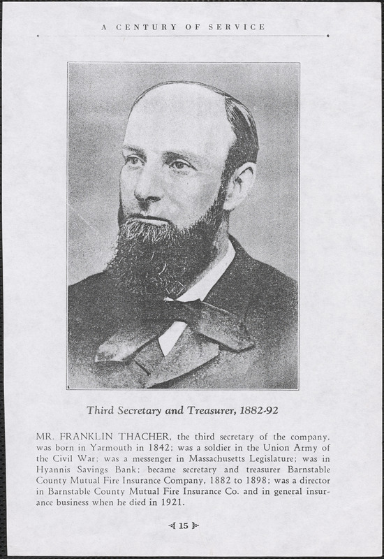 Franklin Thatcher, 1842-1921