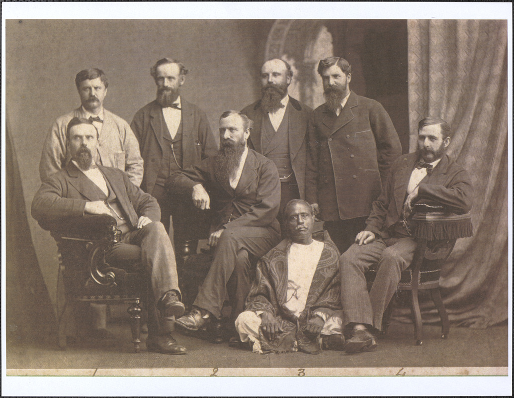 Captain Samuel Henry Thacher with other ship captains in Calcutta