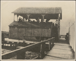 Pavilion at the end of Wharf Lane, Yarmouth Port, Mass.