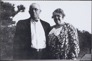 Frank Crosby with unidentified woman