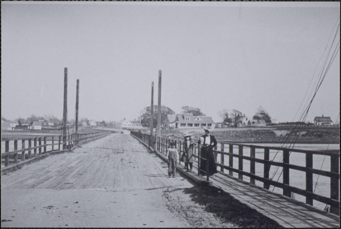 Crossing the first Bass River Bridge Digital Commonwealth