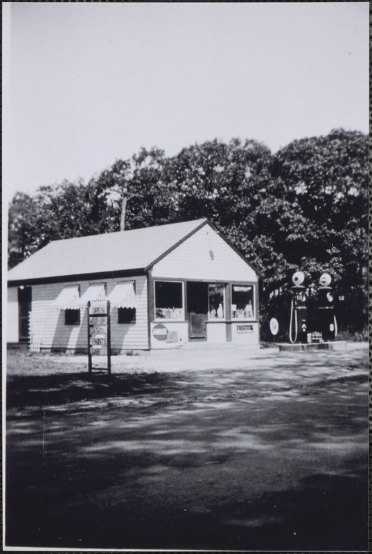 Frank Crosby's gas station Digital Commonwealth