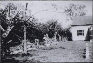 Quaker meetinghouse after 1944 Hurricane