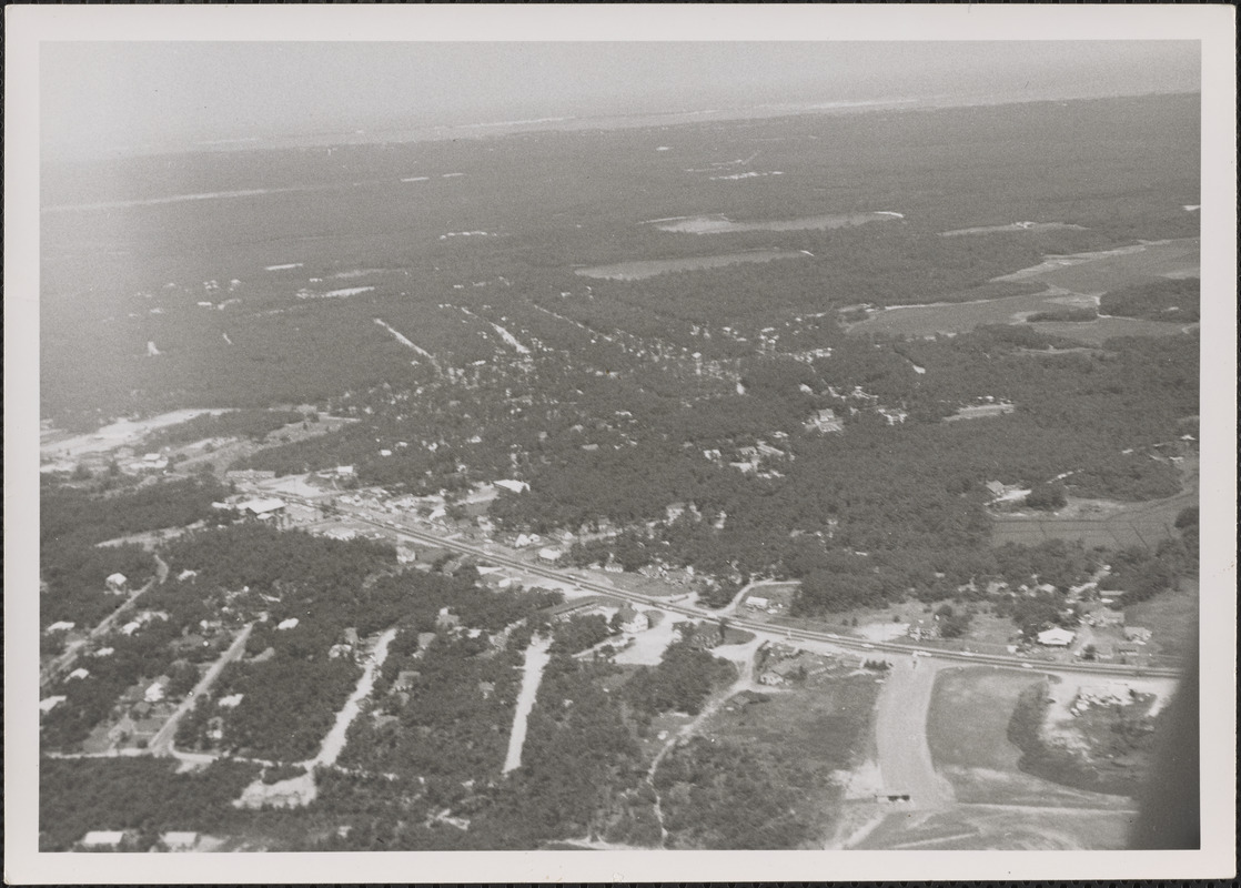 Aerial view of West Yarmouth Digital Commonwealth