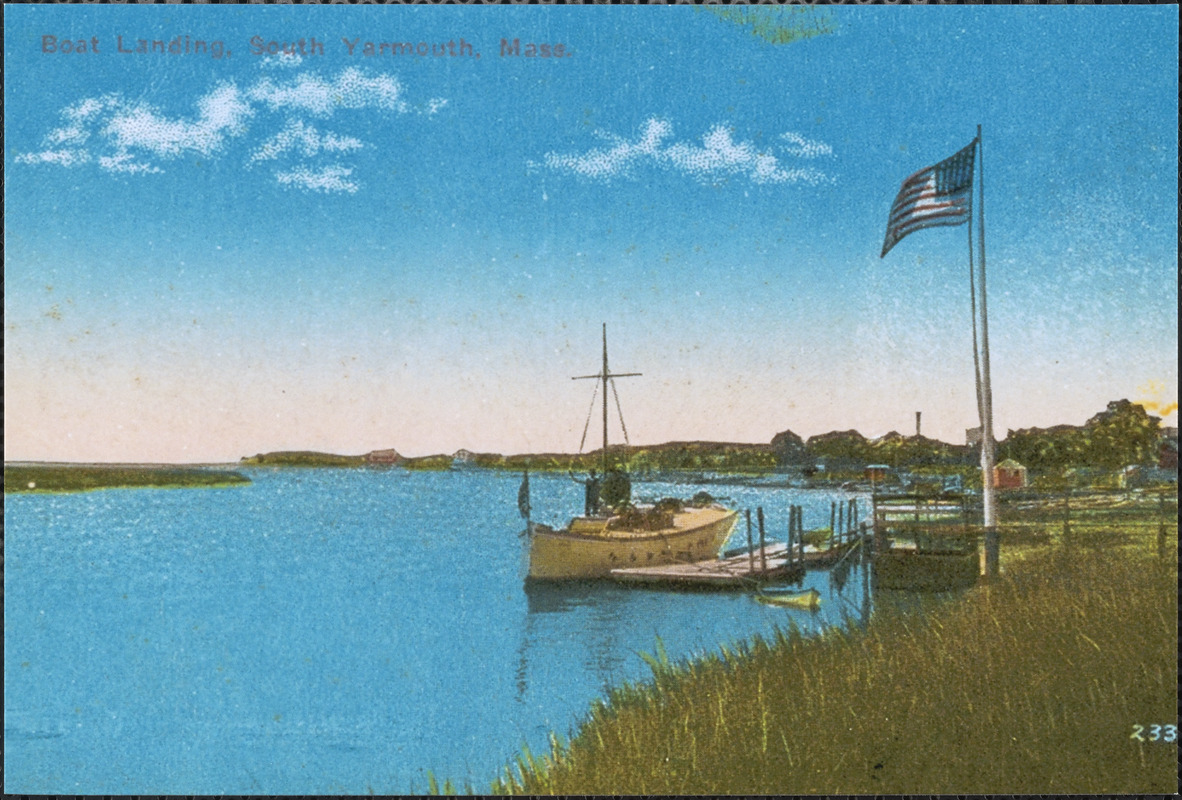Boat landing, South Yarmouth, Mass. Digital Commonwealth