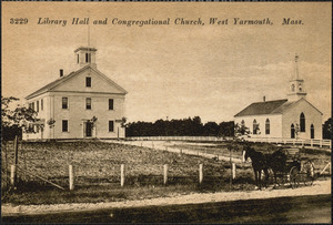 Library Hall and Congregational Church