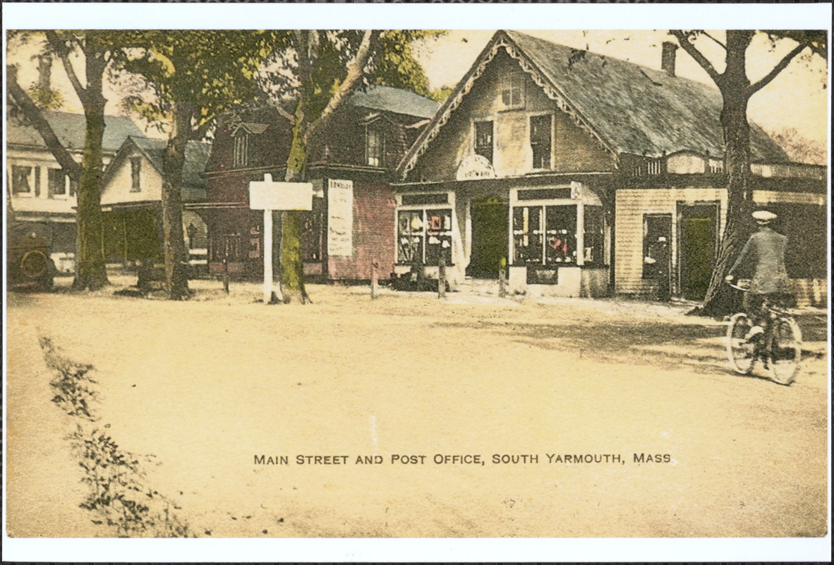 Main Street and post office Digital Commonwealth