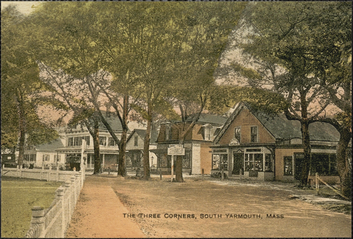 The Three Corners, South Yarmouth, Mass. Digital Commonwealth