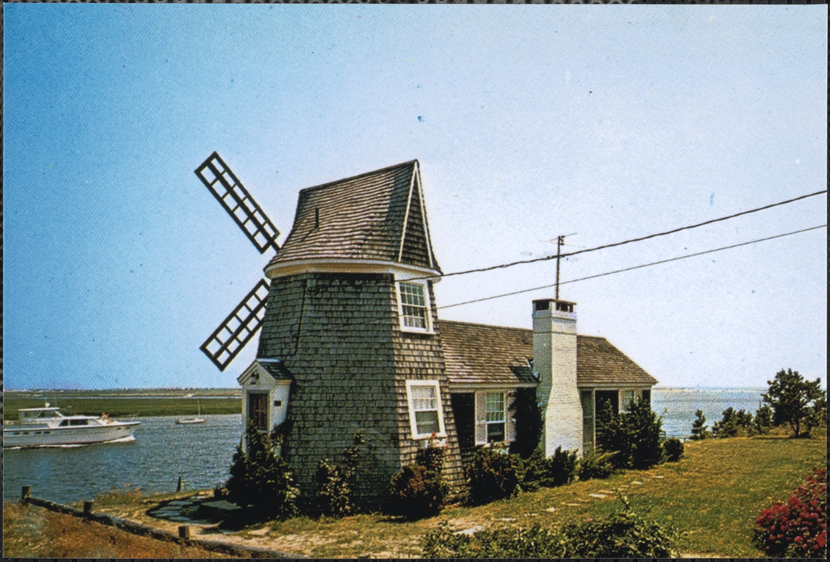 Windmill house on Bass River, South Yarmouth, Mass. Digital Commonwealth