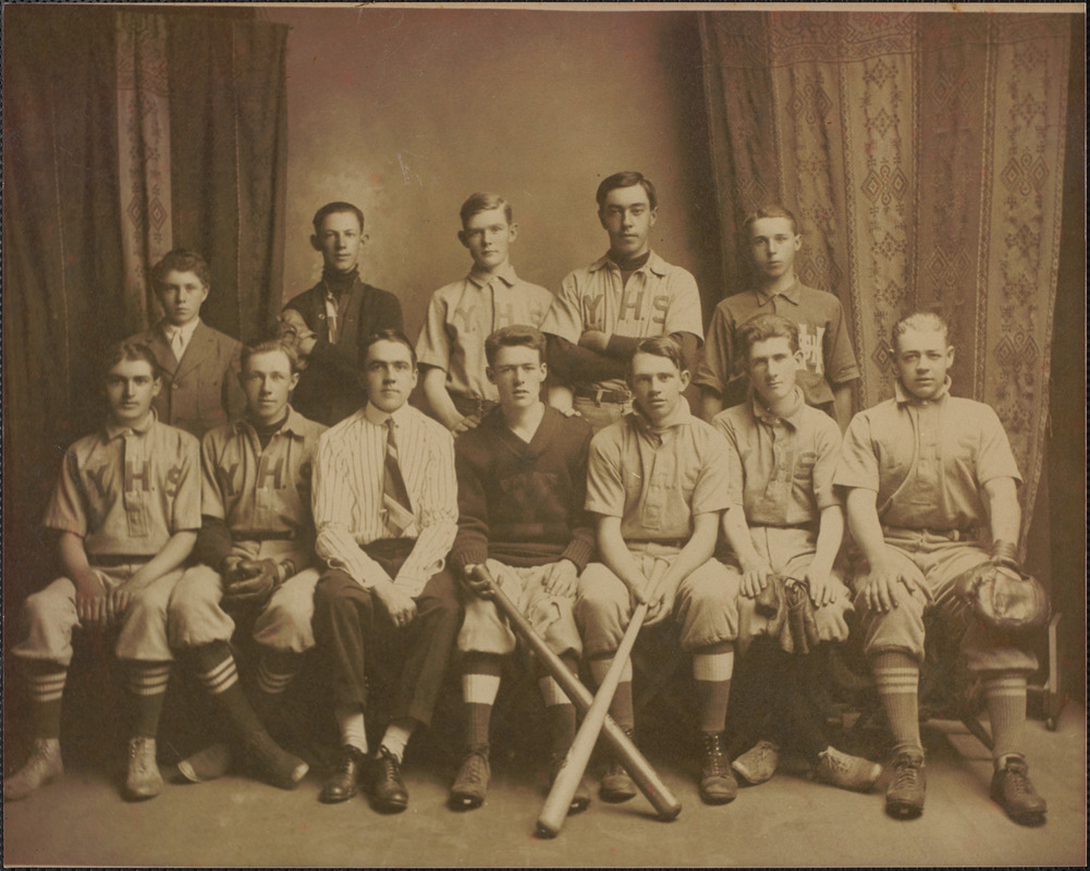 Yarmouth High School Baseball Team 1914-1915 - Digital Commonwealth