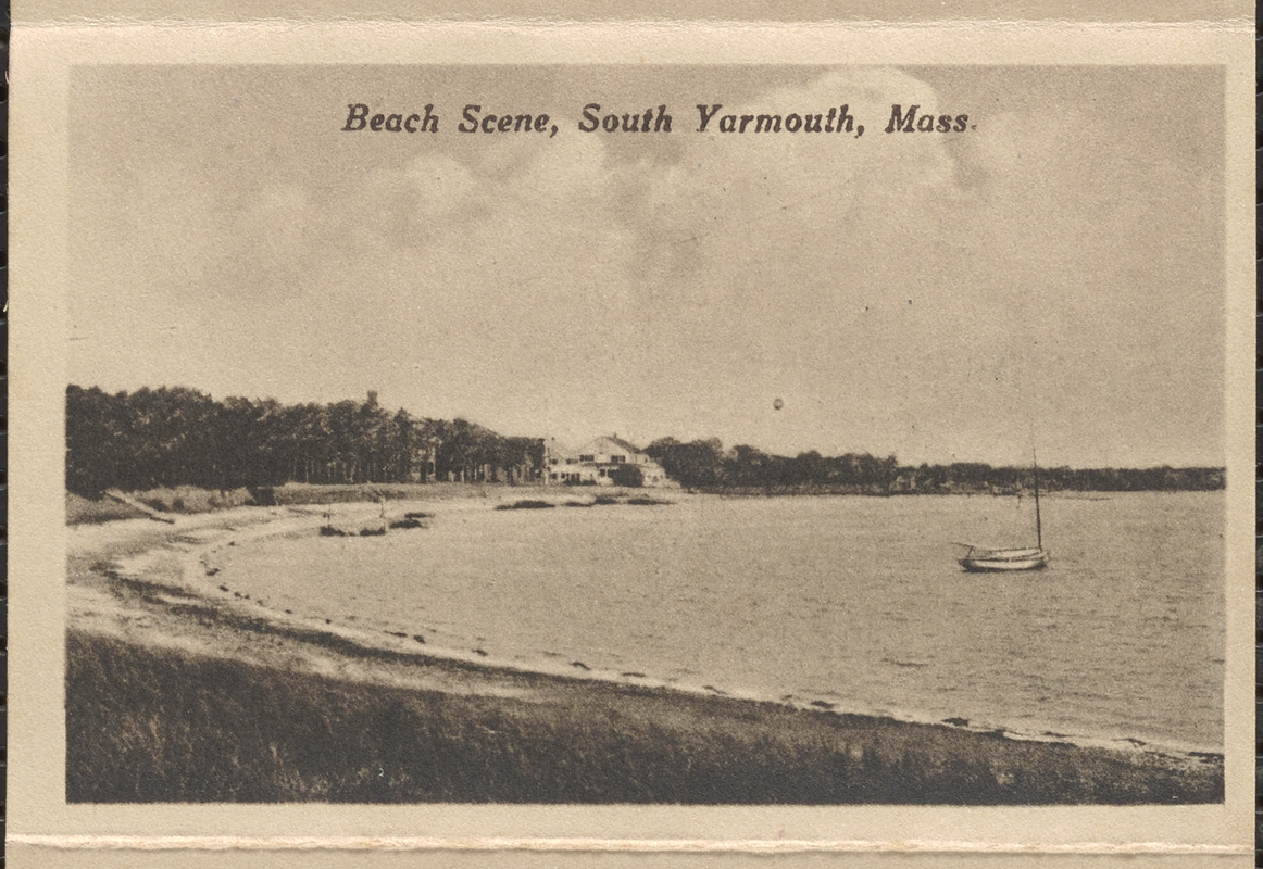 Beach scene, South Yarmouth, Mass.