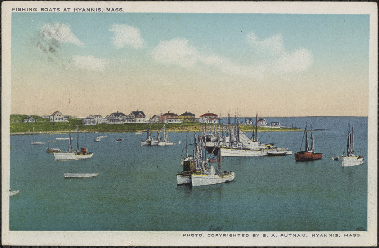 Fishing boats at Hyannis, Mass.