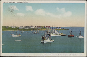 Fishing boats at Hyannis, Mass.