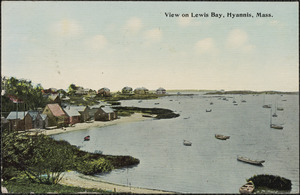 View on Lewis Bay, Hyannis, Mass.